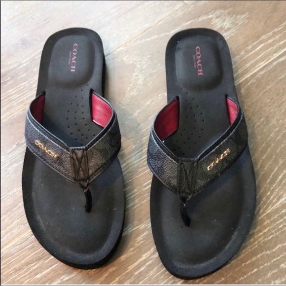 LIKE NEW Coach Judy Flip Flop Sandals 6.5 - Picture 2 of 6